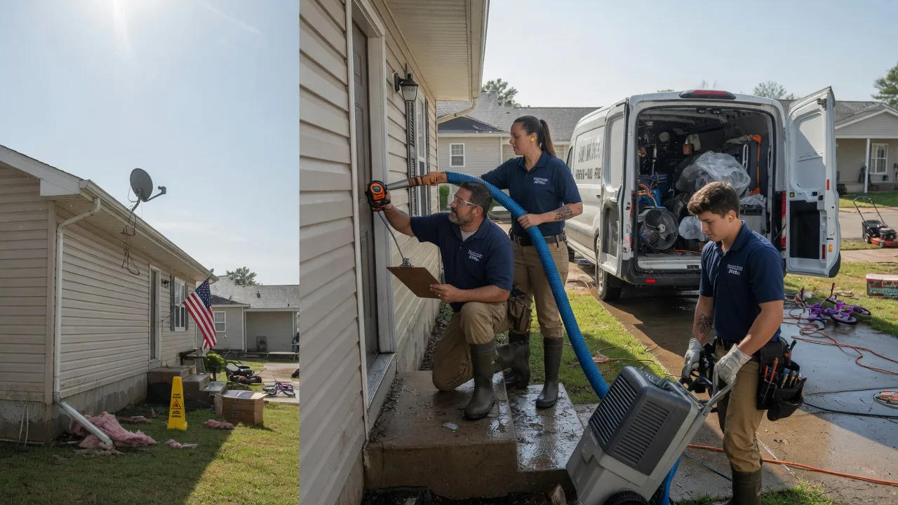 Ceiling Water Damage Restoration in Silvis, IL near me